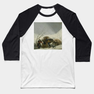 Winter Scene by Francisco Goya Baseball T-Shirt